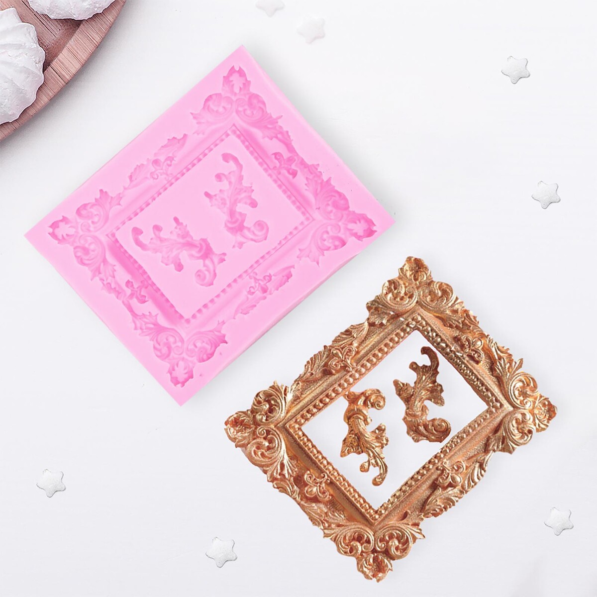 Молд для заливки, Розовый
Молд для заливки, Розовый