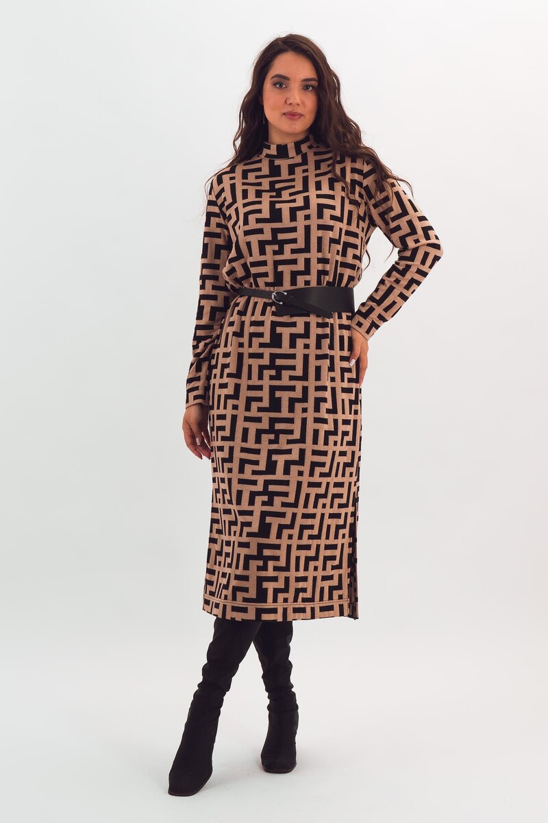 Платье, Бежевый;бежевый черный
Платье, Бежевый;бежевый черный