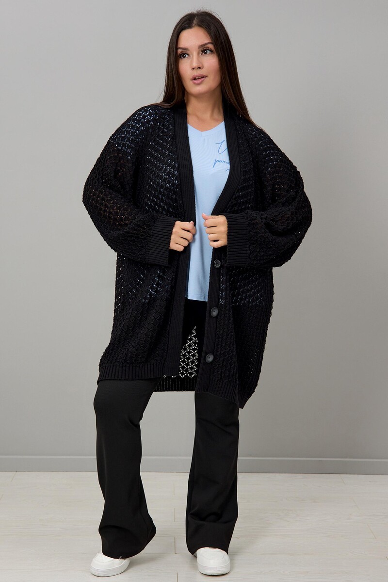 Кардиган вязаный, Черный
Кардиган вязаный, Черный