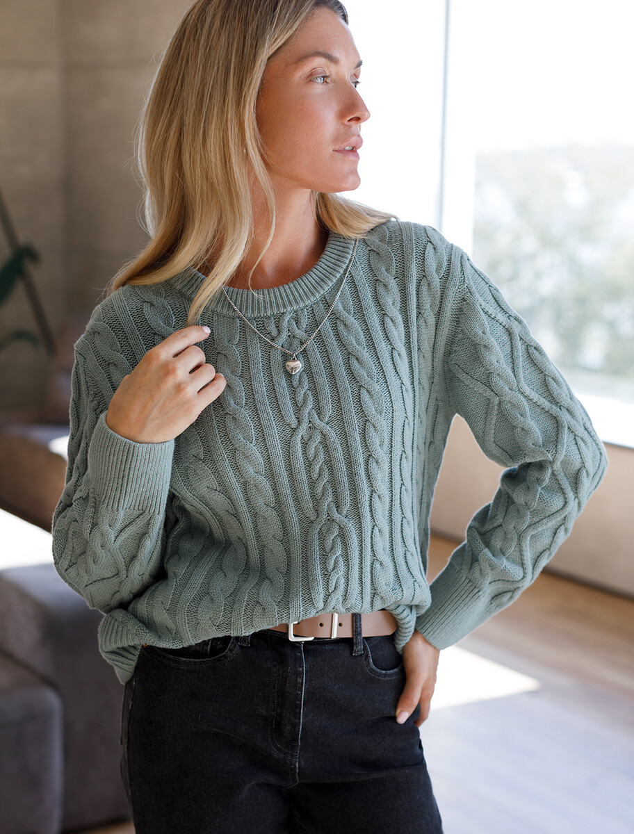 Джемпер, Зеленый;светло-оливковый меланж
Джемпер, Зеленый;светло-оливковый меланж