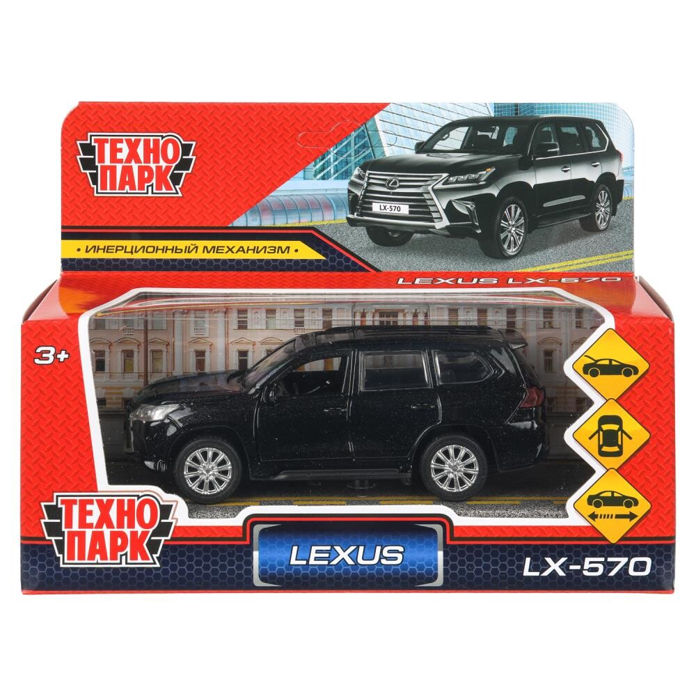 Машина металлическая TOYOTA, Технопарк LX570-BK, Черный
Машина металлическая TOYOTA, Технопарк LX570-BK, Черный