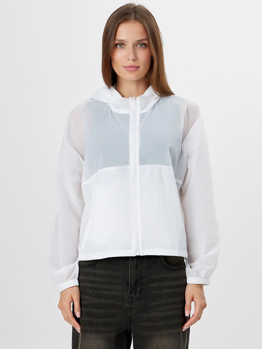 Ветровка женская белая, Белый
Ветровка женская белая, Белый