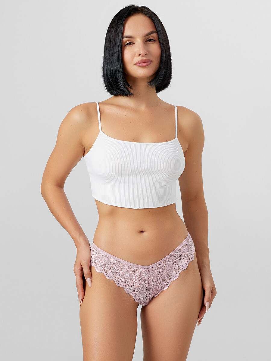 Трусы бразилиана женские розовые кружевные, Розовый;лиловый
Трусы бразилиана женские розовые кружевные, Розовый;лиловый