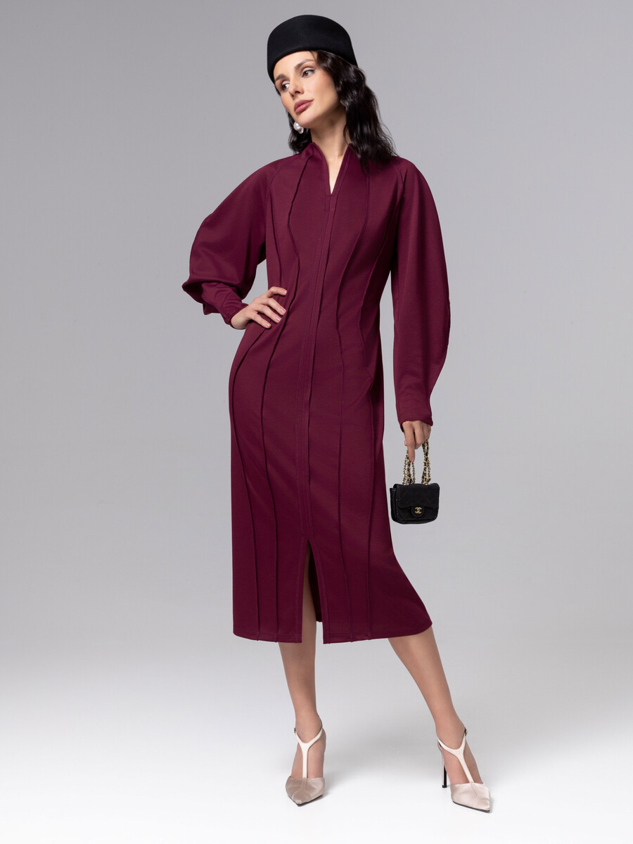 Платье-футляр, Бордовый
Платье-футляр, Бордовый