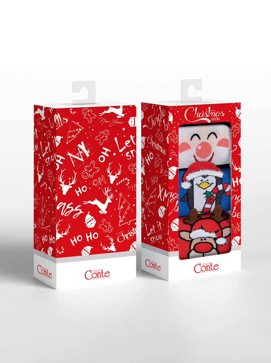 Носки женские CONTE NEW YEAR (3 пары), Разноцветный;ассорти
Носки женские CONTE NEW YEAR (3 пары), Разноцветный;ассорти