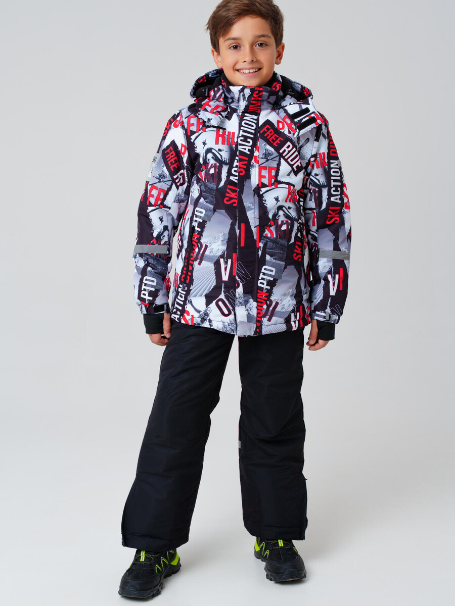 Комплект куртка брюки, Черный;разноцветный
Комплект куртка брюки, Черный;разноцветный