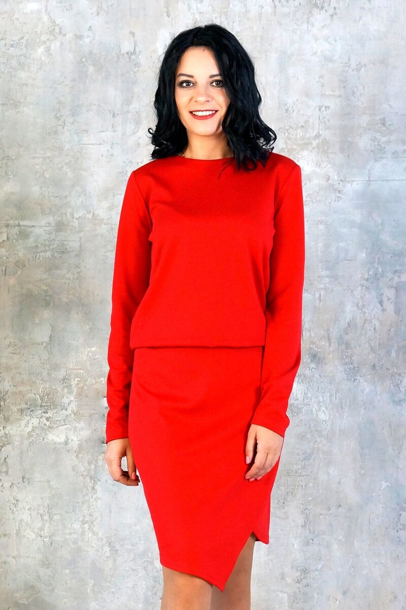 Платье трикотажное, Красный
Платье трикотажное, Красный