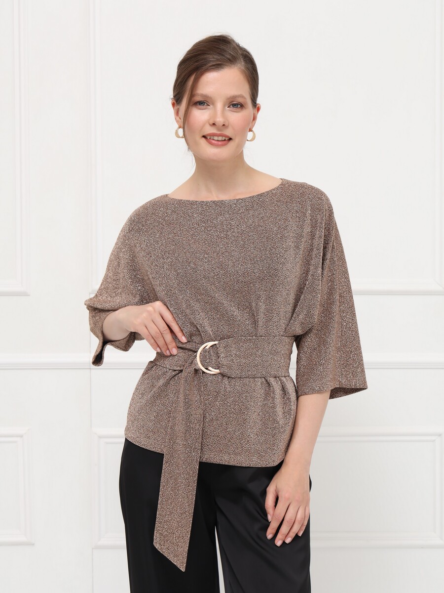 Блузка, Бежевый;золотистый;коричневый с золотом
Блузка, Бежевый;золотистый;коричневый с золотом