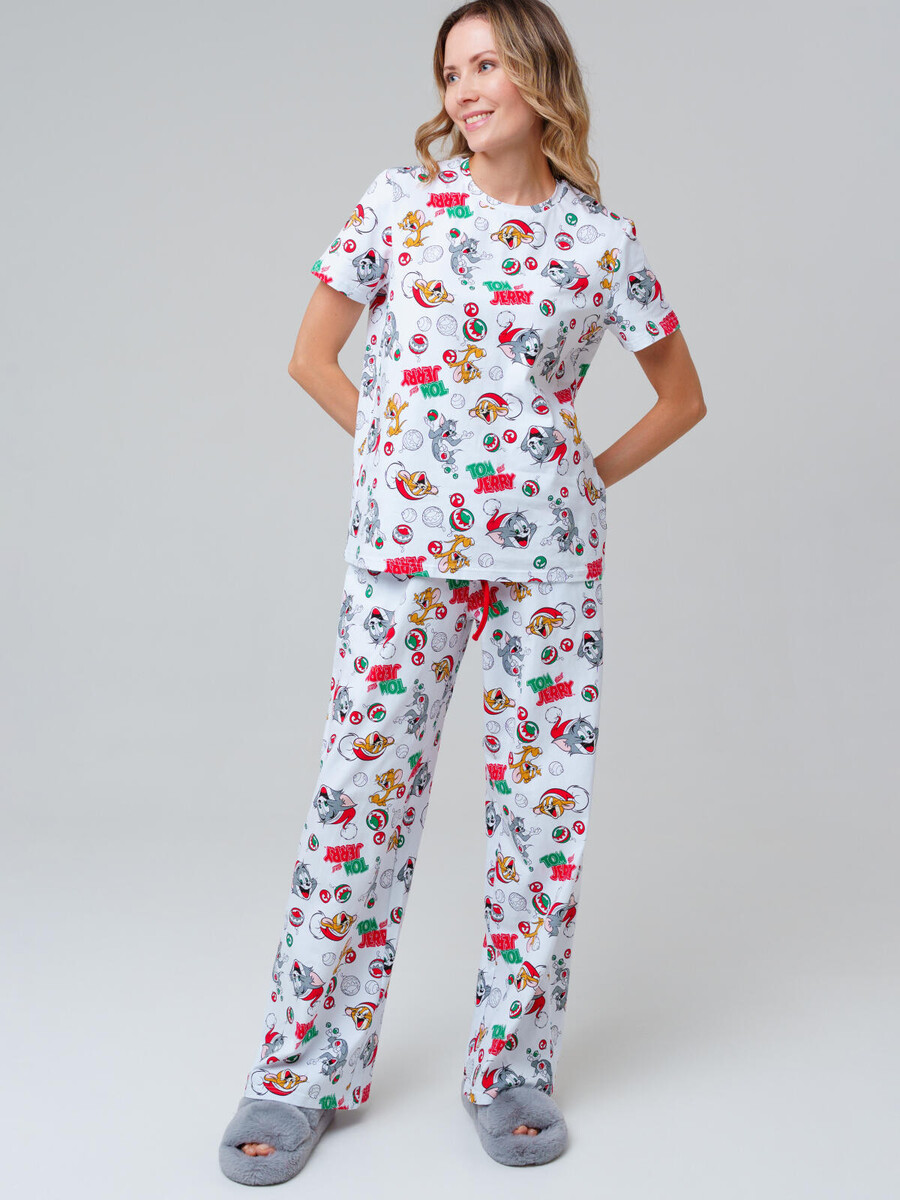 Пижама трикотажная, Разноцветный
Пижама трикотажная, Разноцветный