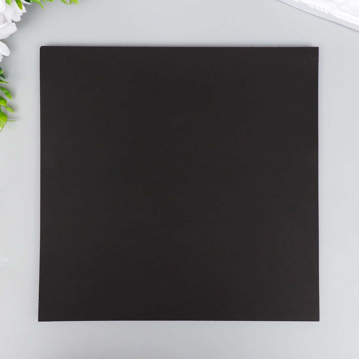 Лист для фотоальбома черный, плотность 250 г, набор 30 шт., 26×26 см
Лист для фотоальбома черный, плотность 250 г, набор 30 шт., 26×26 см