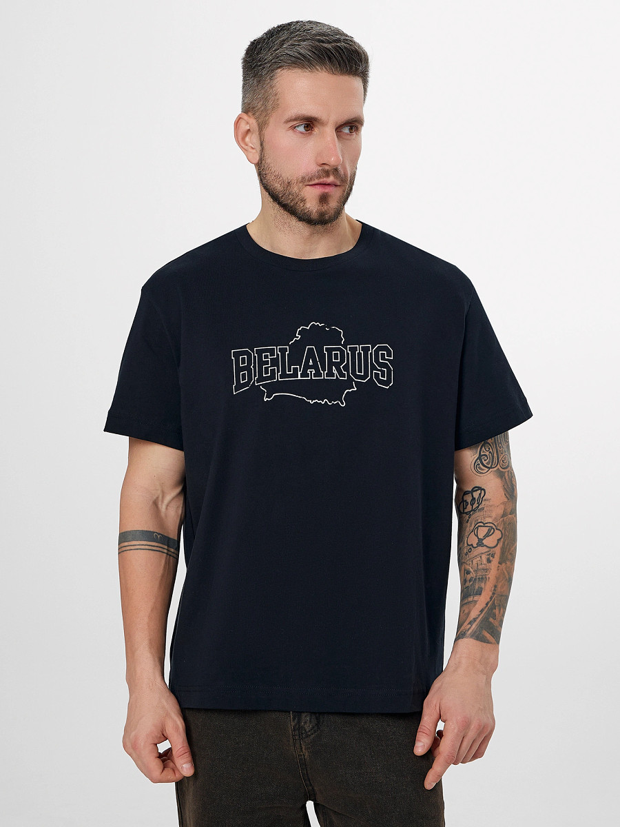 Футболка мужская черная с надписью, Черный;черный +печать1
Футболка мужская черная с надписью, Черный;черный +печать1