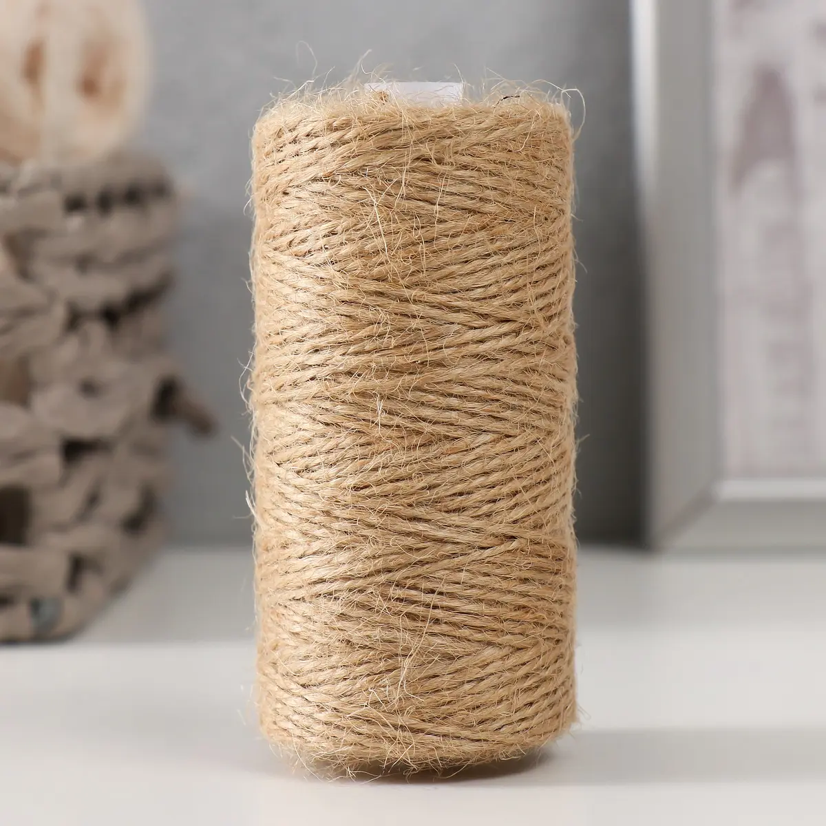 Джут шпагатовый-4 100 м д-1 мм, Бежевый
Джут шпагатовый-4 100 м д-1 мм, Бежевый