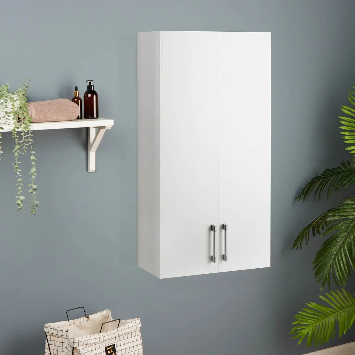 Шкаф подвесной для ванной комнаты, Белый
Шкаф подвесной для ванной комнаты, Белый