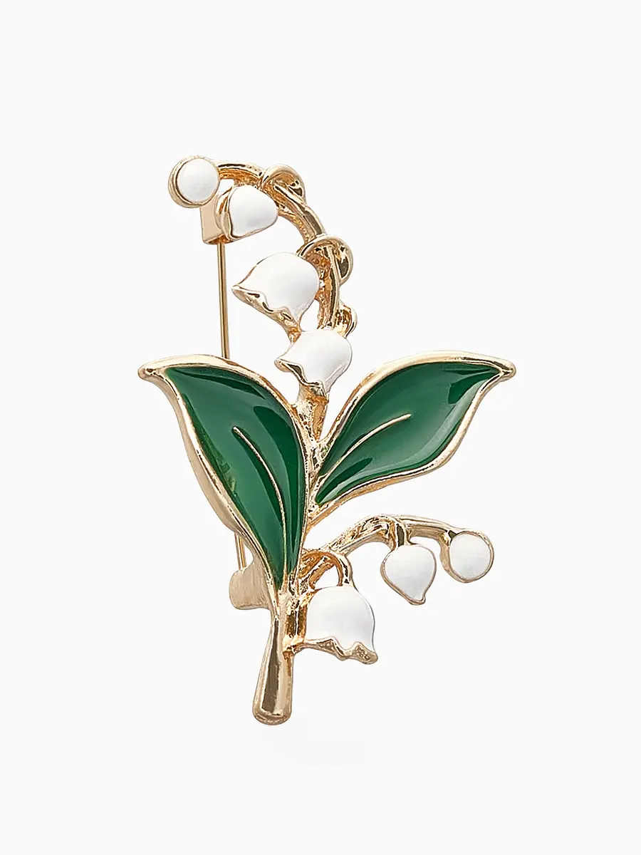 Брошь, Зеленый;белый
Брошь, Зеленый;белый