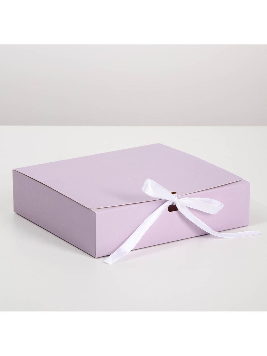 Коробка подарочная складная, упаковка,, Сиреневый
Коробка подарочная складная, упаковка,, Сиреневый