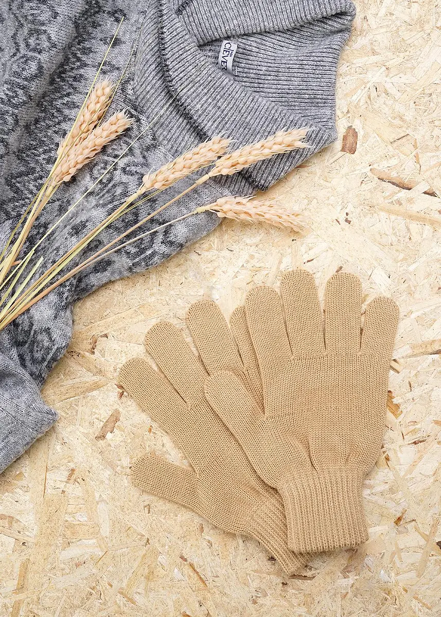 Перчатки варежки, Бежевый
Перчатки варежки, Бежевый