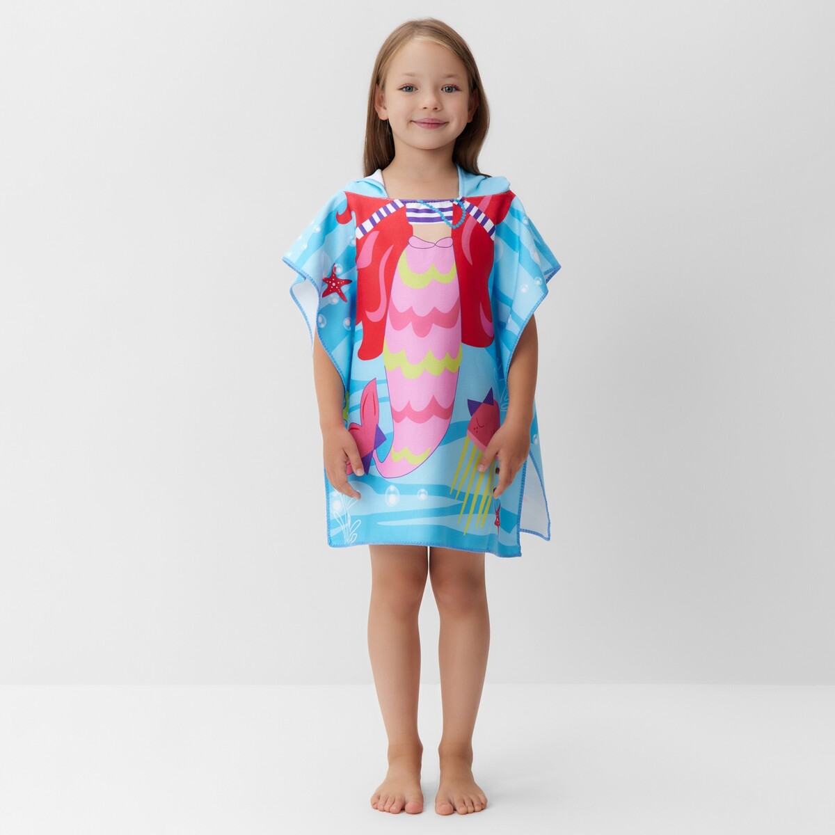 Полотенце пончо, Голубой
Полотенце пончо, Голубой