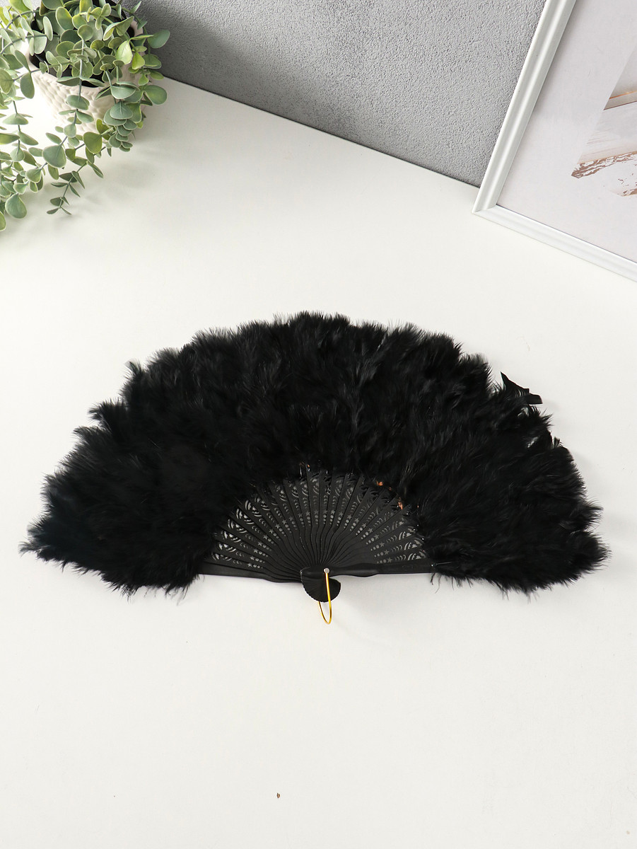 Веер складной, Черный
Веер складной, Черный