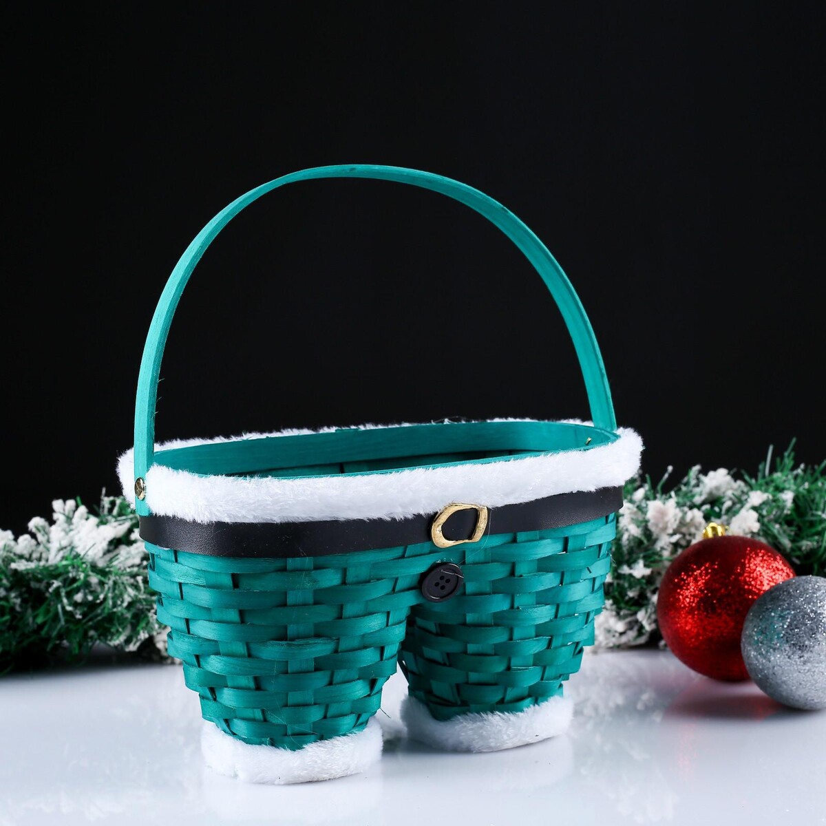 Корзина плетеная, Зеленый
Корзина плетеная, Зеленый