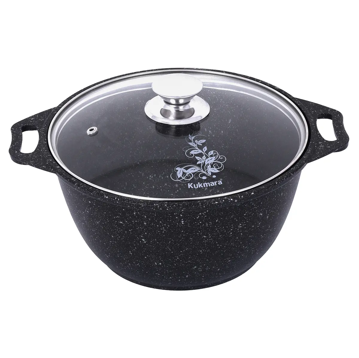 Кастрюля литая 2,0л стеклянная крышка Темный мрамор, Черный
Кастрюля литая 2,0л стеклянная крышка Темный мрамор, Черный