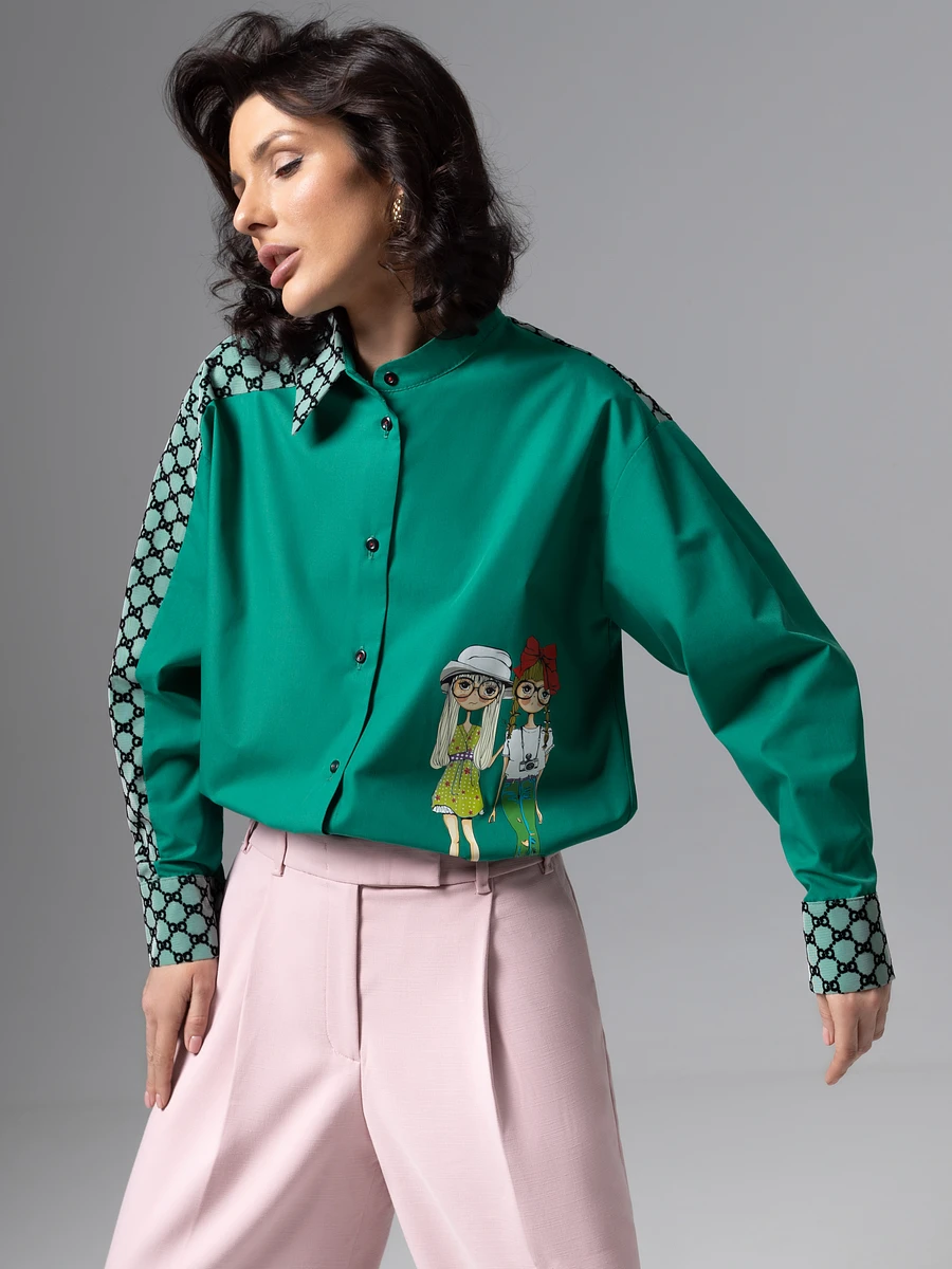 Рубашка, Зеленый
Рубашка, Зеленый