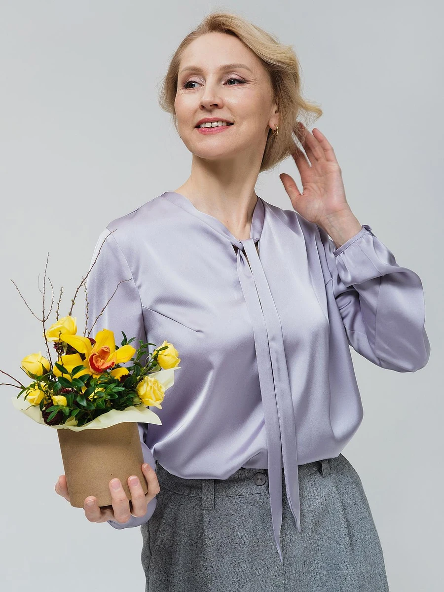 Блузка, Фиолетовый;серо-сиреневый
Блузка, Фиолетовый;серо-сиреневый