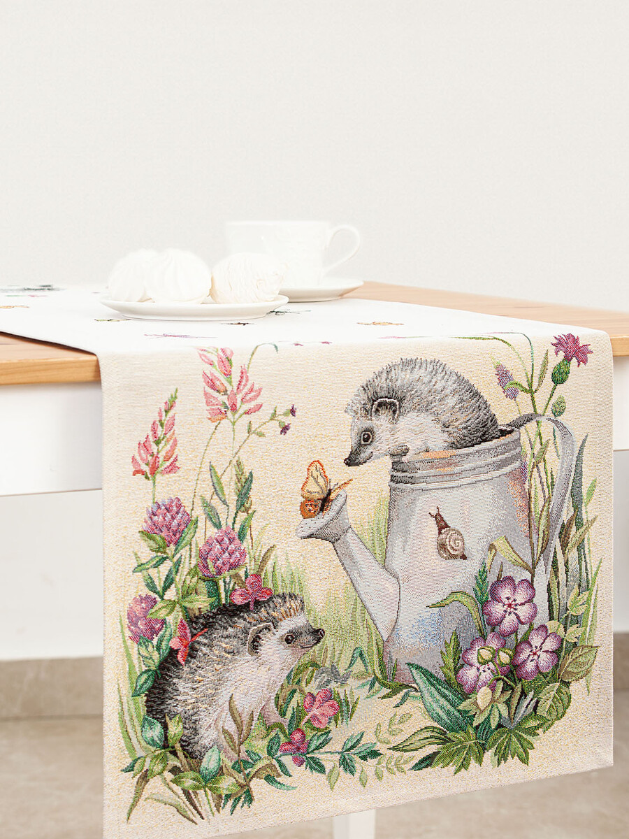 Салфетка "Ежики", 44х140 см, Бежевый
Салфетка "Ежики", 44х140 см, Бежевый