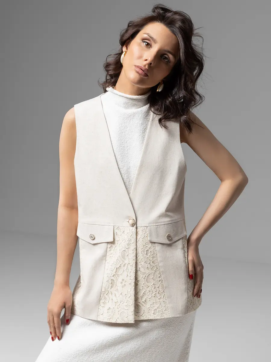 Жилет, Бежевый
Жилет, Бежевый