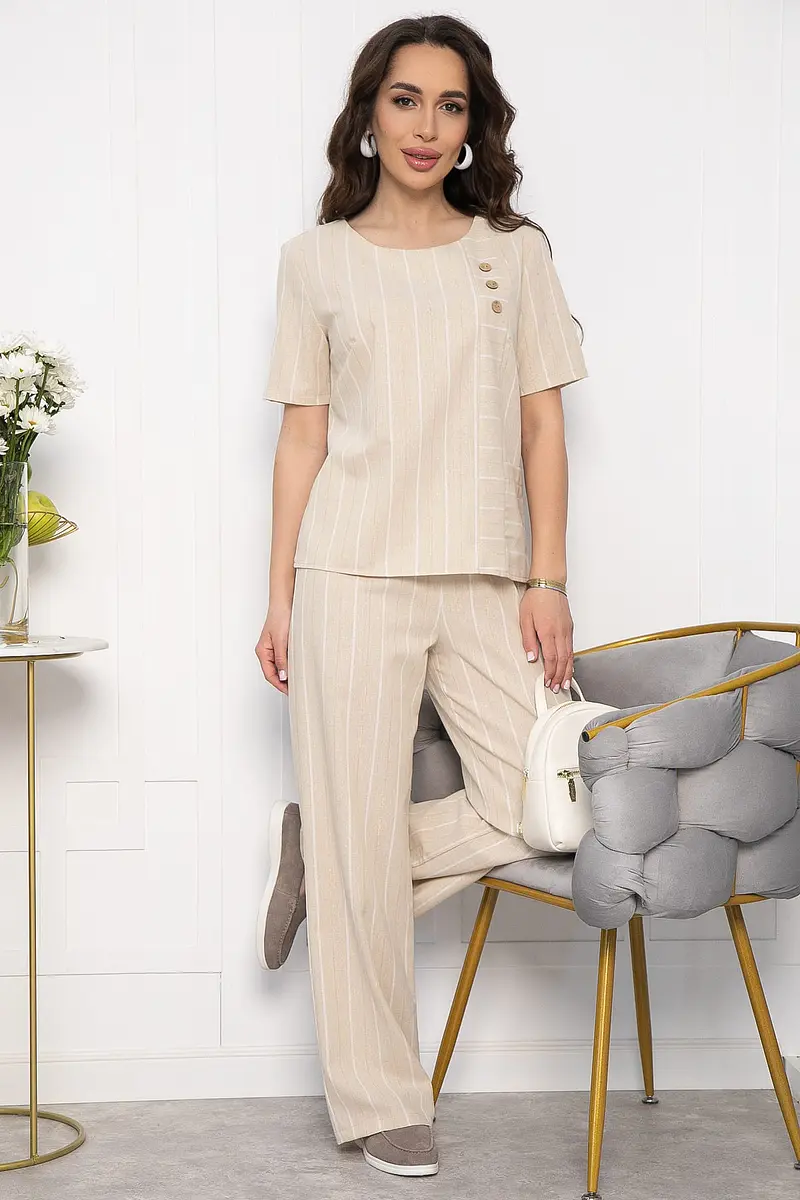 Костюм, Бежевый
Костюм, Бежевый