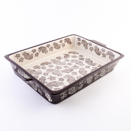 Форма для запекания керамическая, Коричневый
Форма для запекания керамическая, Коричневый