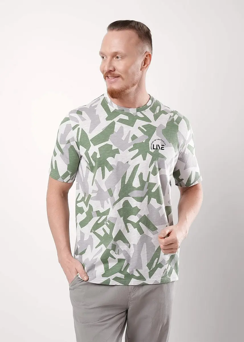 Футболка, Зеленый;св.серый/зеленый
Футболка, Зеленый;св.серый/зеленый