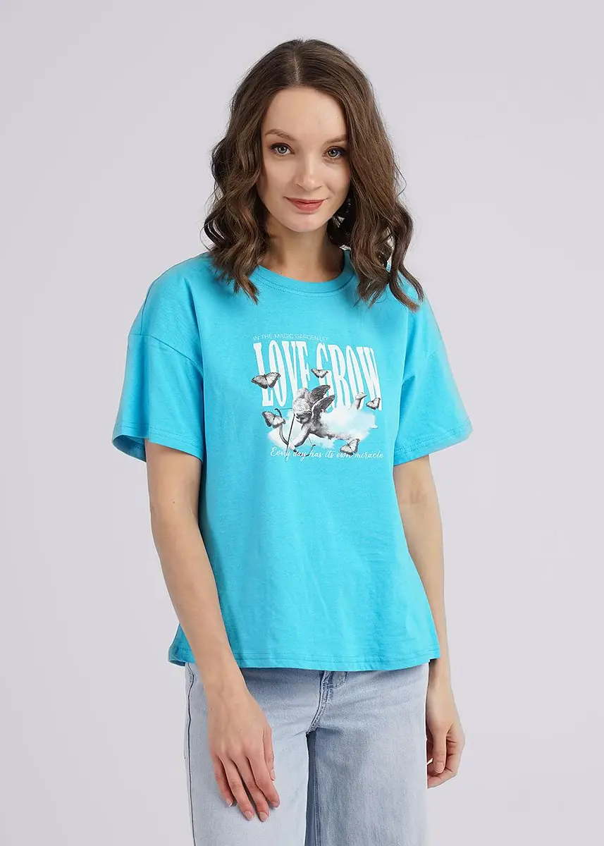 Футболка, Бирюзовый;св.бирюзовый
Футболка, Бирюзовый;св.бирюзовый