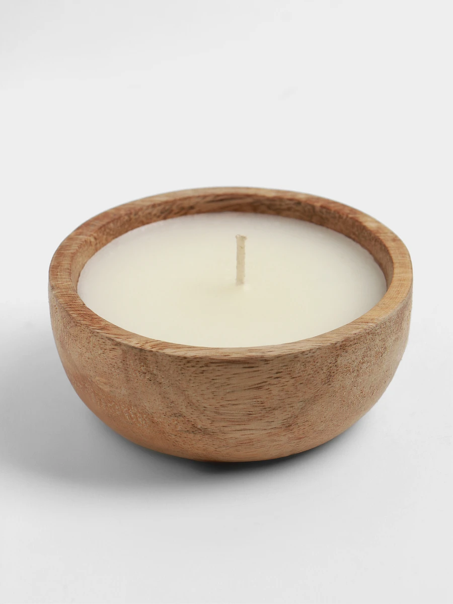 Свеча в деревянной чаше, 9.5×9.5×4 см, парафин, соевый воск, Бежевый
Свеча в деревянной чаше, 9.5×9.5×4 см, парафин, соевый воск, Бежевый