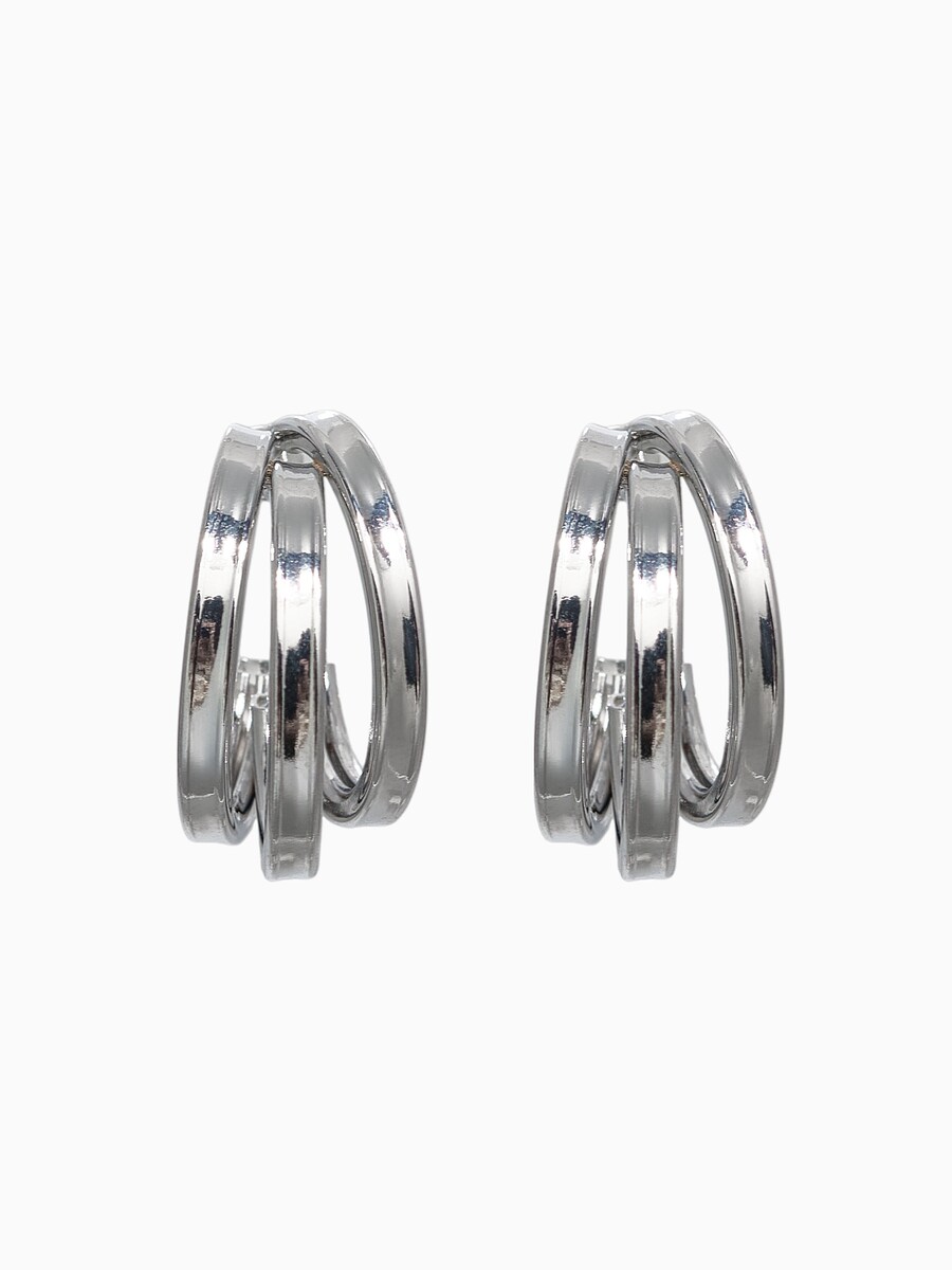 Серьги металл, Серебристый
Серьги металл, Серебристый