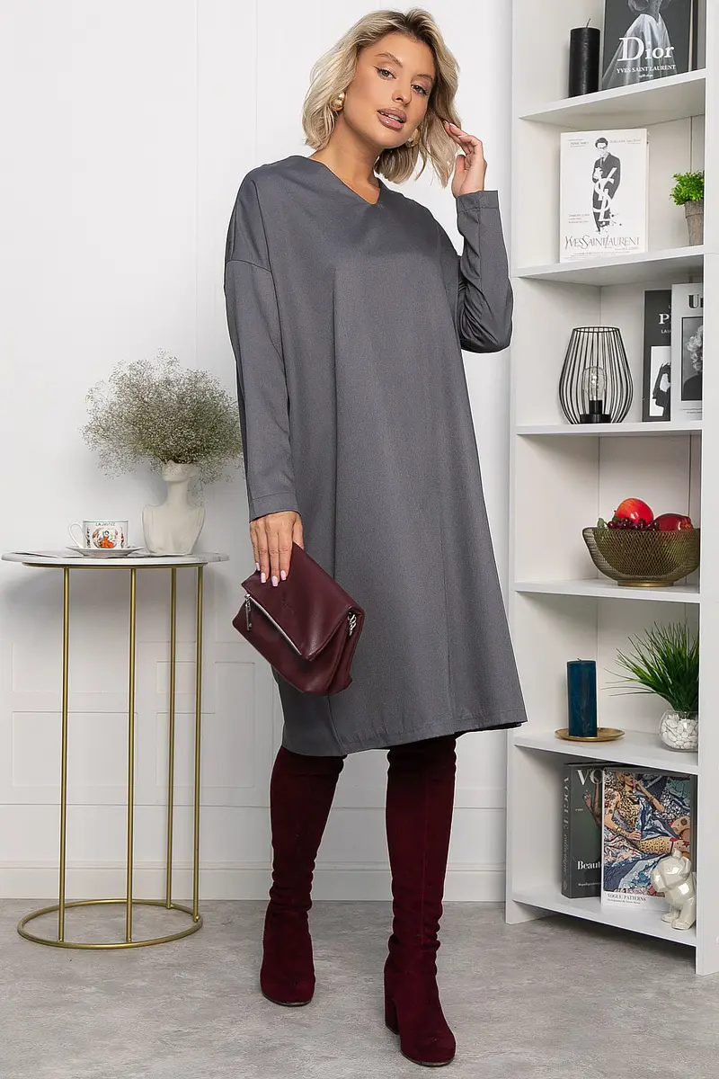 Платье, Серый
Платье, Серый