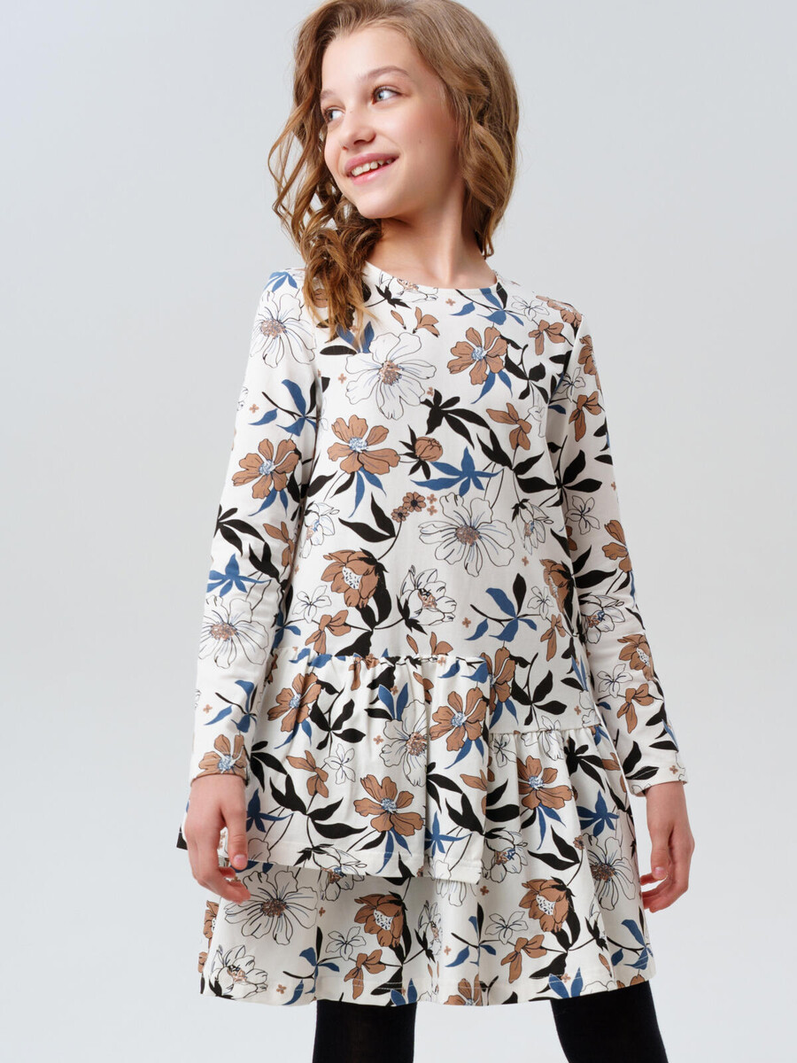 Платье трикотажное, Разноцветный
Платье трикотажное, Разноцветный