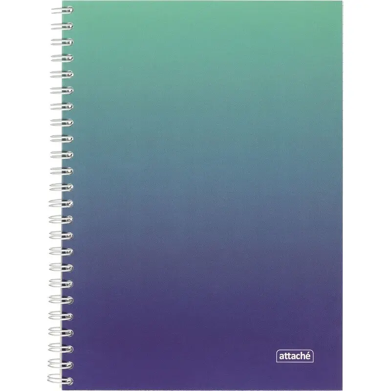 Бизнес-тетрадь Attache Градиент А5 96 листов бирюзовая в клетку на спирали
Бизнес-тетрадь Attache Градиент А5 96 листов бирюзовая в клетку на спирали