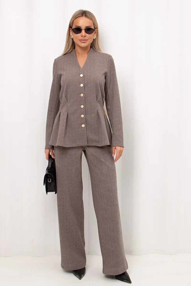 Брюки, Коричневый;серый/косичка
Брюки, Коричневый;серый/косичка