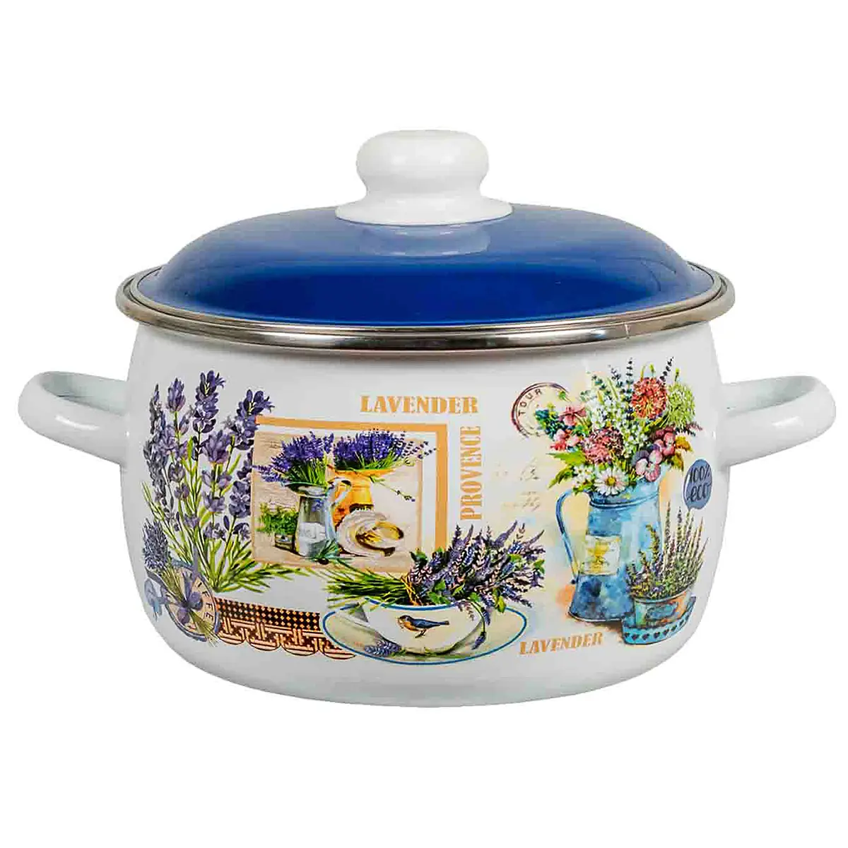 Кастрюля 2,0л сферическая Горная лаванда, Разноцветный
Кастрюля 2,0л сферическая Горная лаванда, Разноцветный
