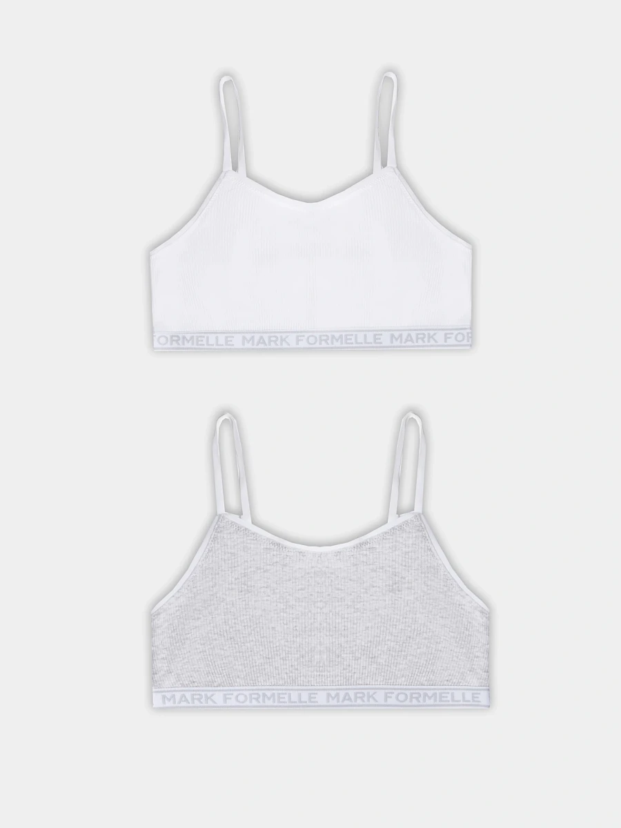 Топ для девочек (2шт.), Белый;серый;белый +серый меланж 4306а
Топ для девочек (2шт.), Белый;серый;белый +серый меланж 4306а