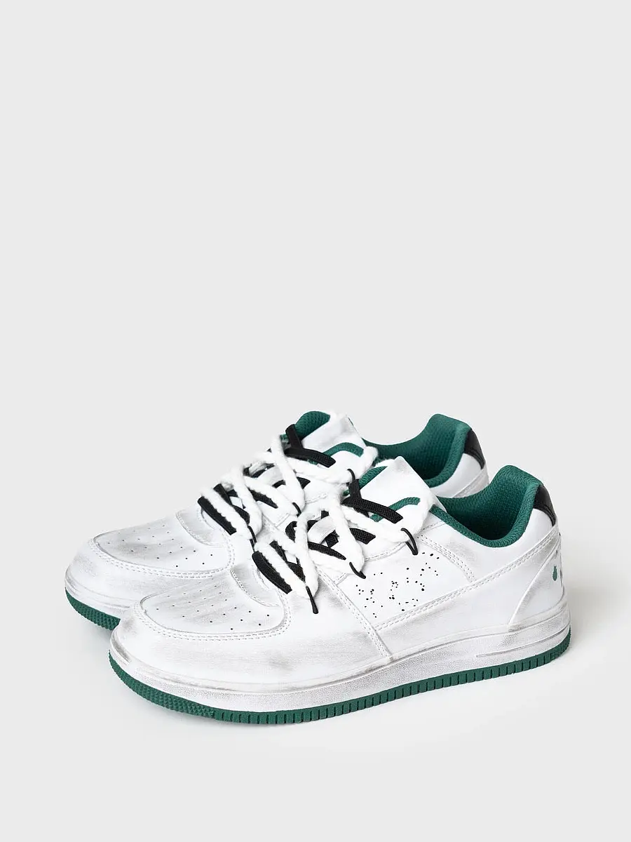 Полуботинки, Белый;черный;зеленый
Полуботинки, Белый;черный;зеленый