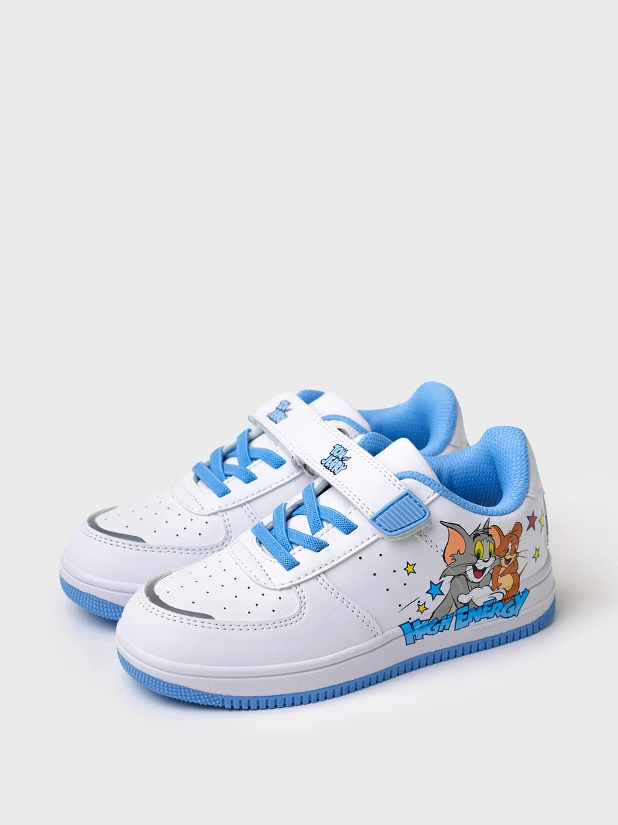 Полуботинки, Белый;голубой
Полуботинки, Белый;голубой