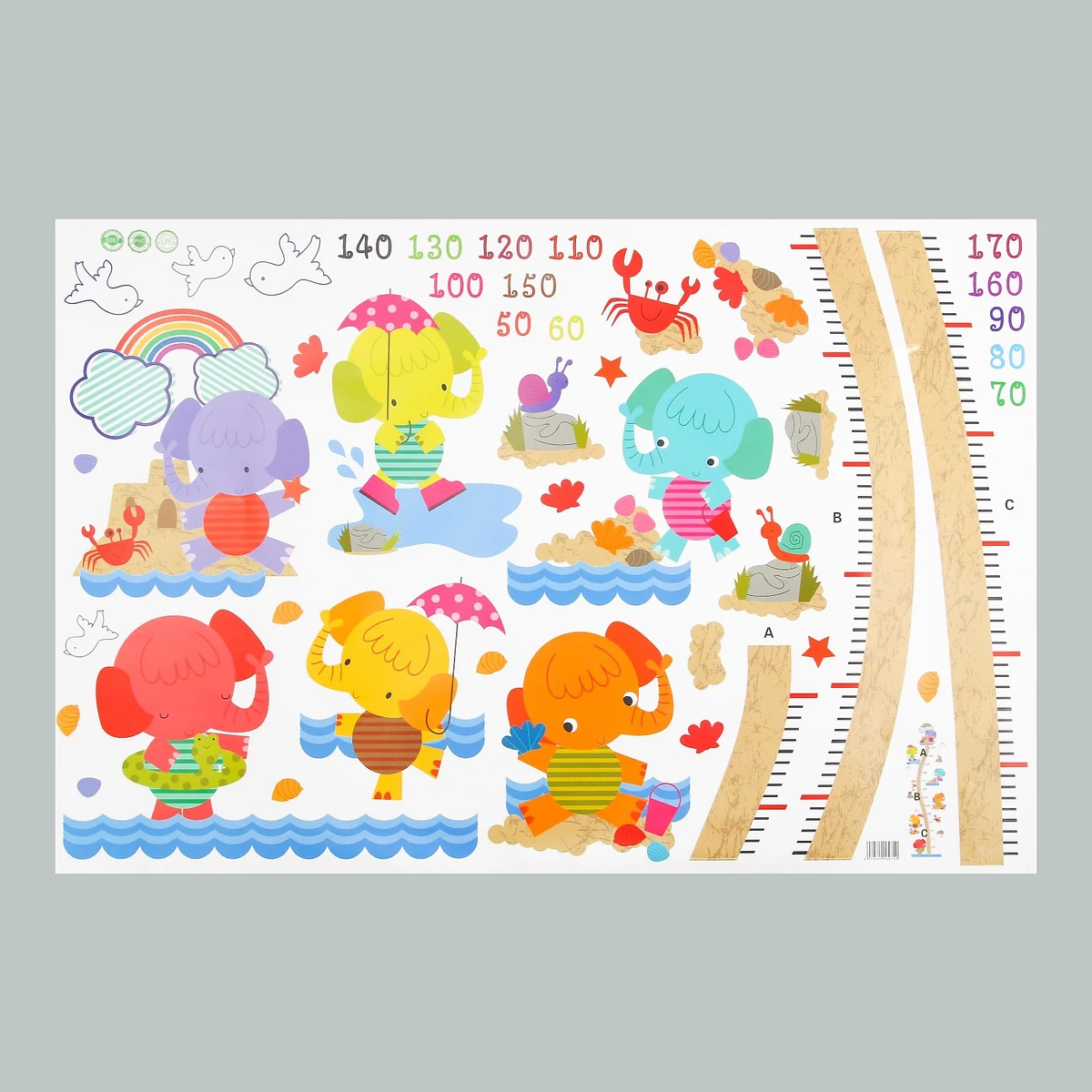 Ростомер - наклейка интерьерная цветная
Ростомер - наклейка интерьерная цветная