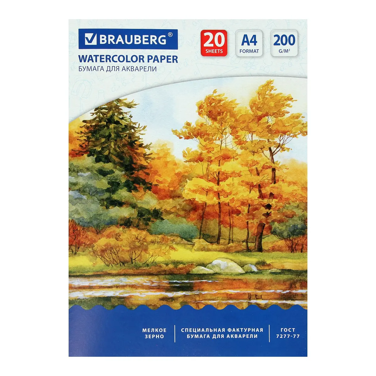 Папка для акварели а4, 210×297 мм, 20 листов, блок 200 г/м², бумага по гост 7277-77, Белый
Папка для акварели а4, 210×297 мм, 20 листов, блок 200 г/м², бумага по гост 7277-77, Белый