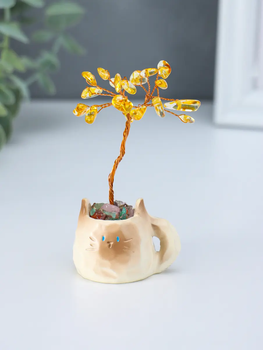 Денежное дерево декоративное, Разноцветный
Денежное дерево декоративное, Разноцветный