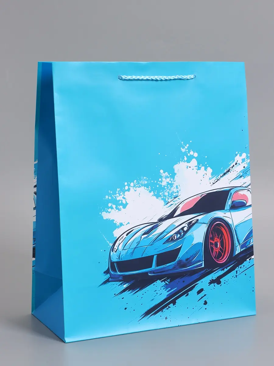 Пакет подарочный ламинированный, Голубой
Пакет подарочный ламинированный, Голубой