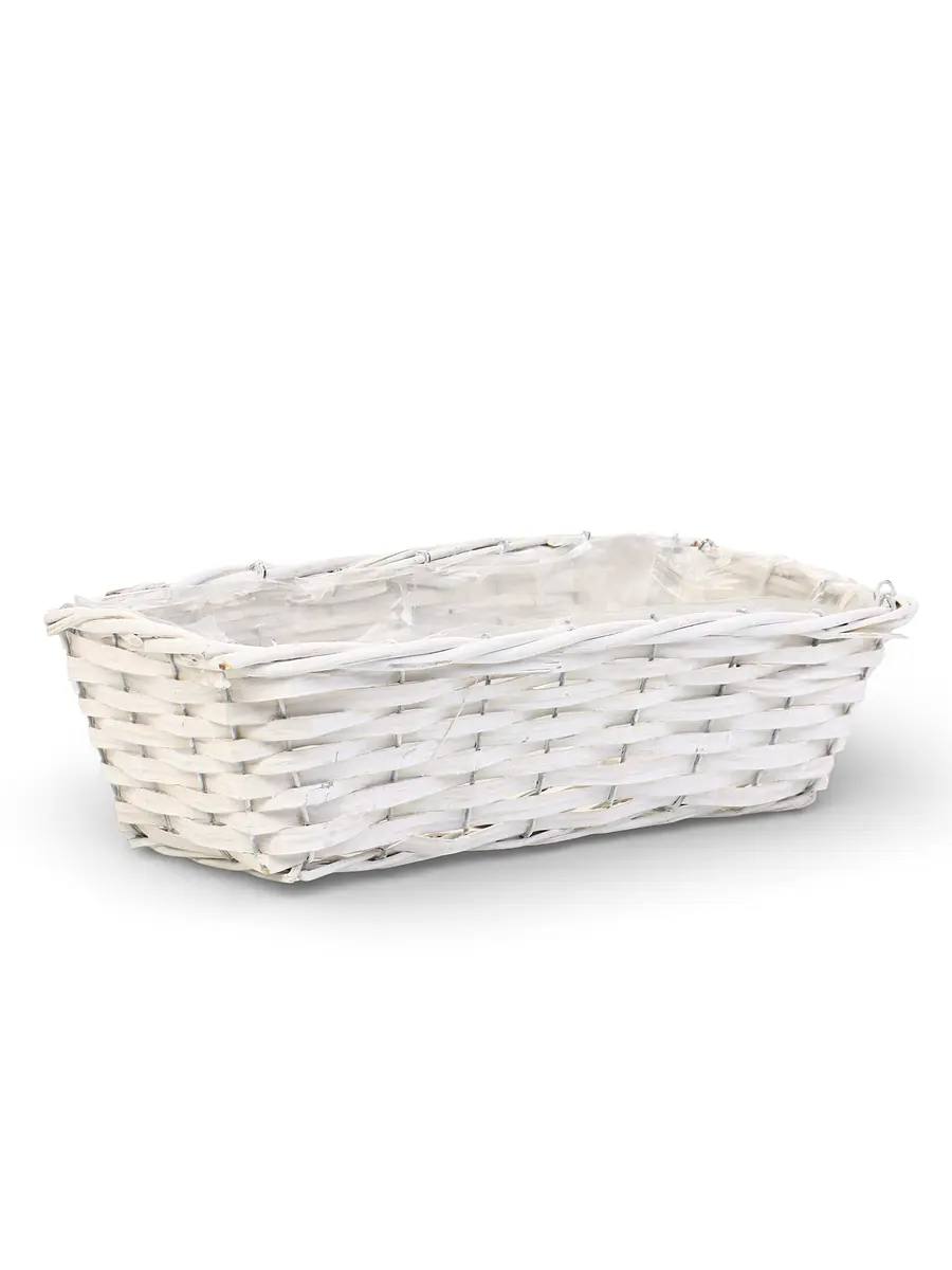 Корзина плетеная для хранения, 37×15×10 см, лоза, белая, Белый
Корзина плетеная для хранения, 37×15×10 см, лоза, белая, Белый