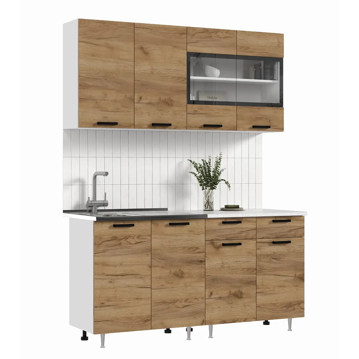 Кухня прямая, Бежевый
Кухня прямая, Бежевый