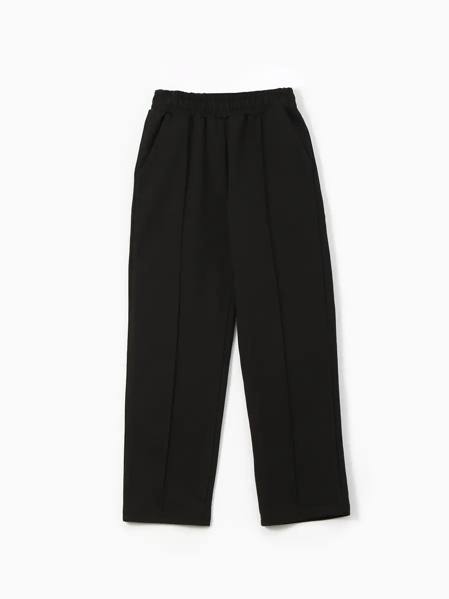 Брюки однотонные, Черный
Брюки однотонные, Черный