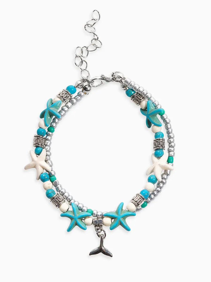 Браслет на ногу, Голубой
Браслет на ногу, Голубой